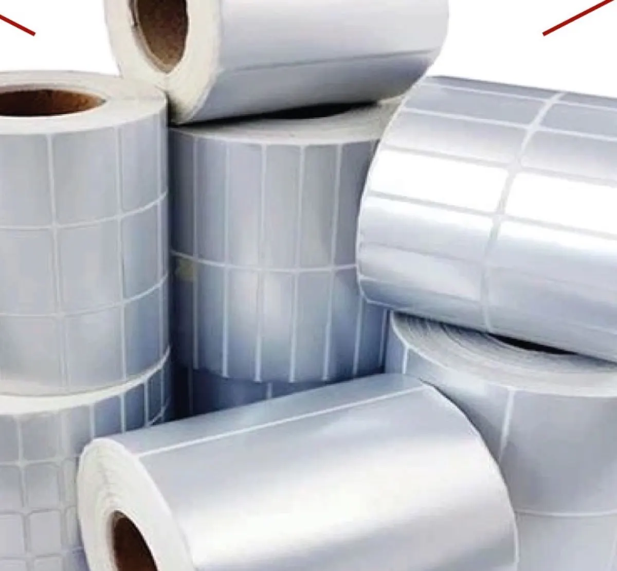 Rollos de material PET Silver VOID