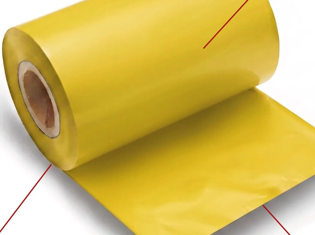 Rollo de ribbon amarillo