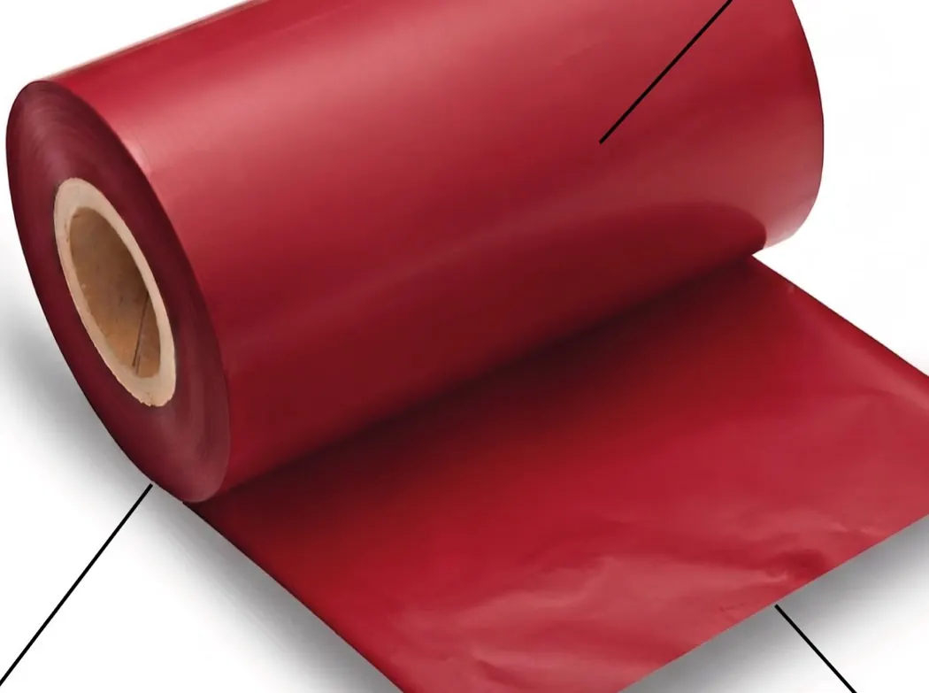 Rollo de ribbon rojo
